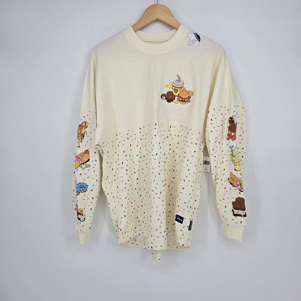 NWT‎ Disney World Eats Size S Shirt Food Snacks Mickey Mouse Ice Cream Dole Whip